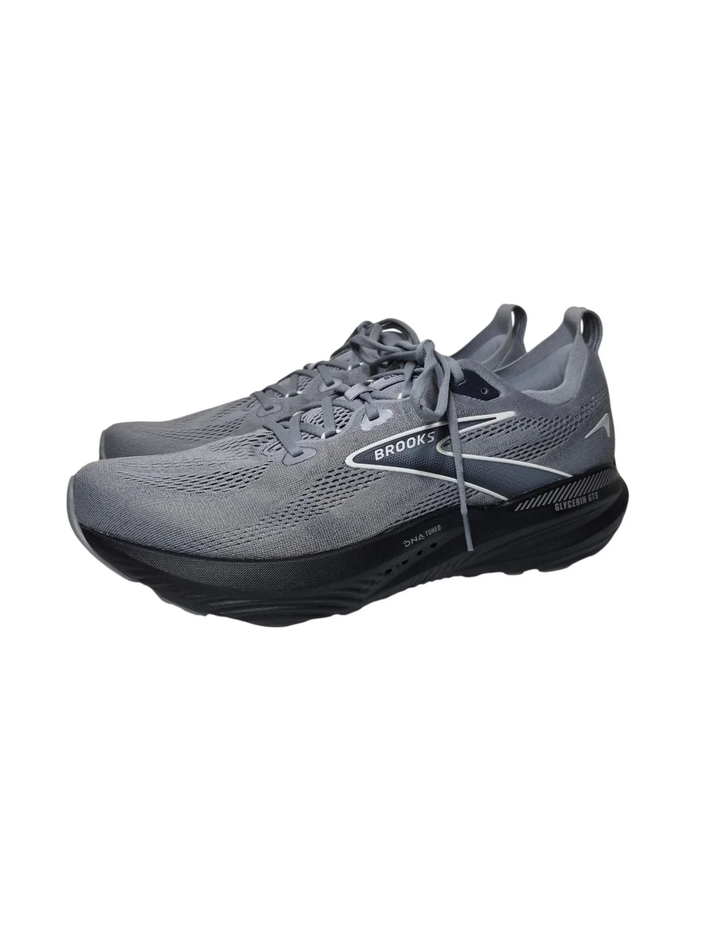 Brooks Glycerin 22 GTS Mens Running Shoes Gray Black Size 13D